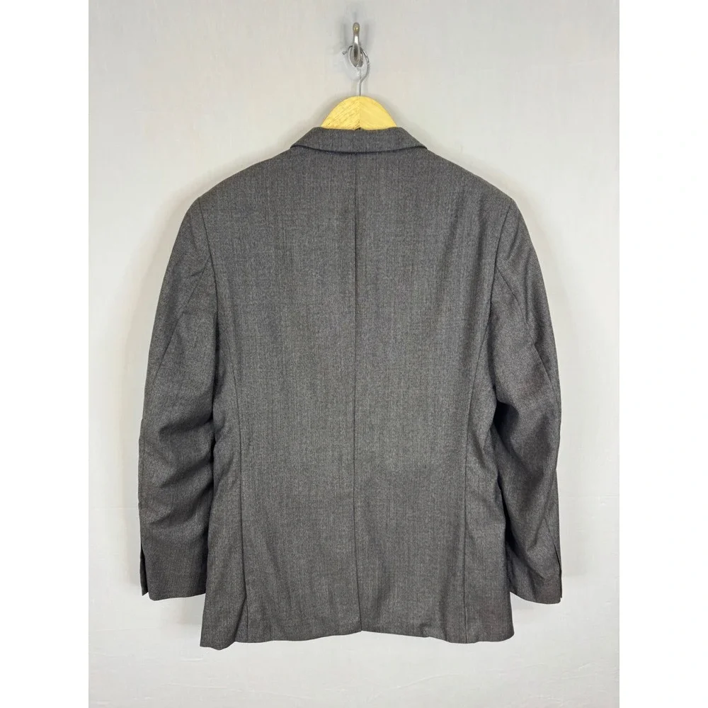 Banana Republic Mens 40R Modern Fit‎ Grey Wool Blazer Jacket 762151-00-1